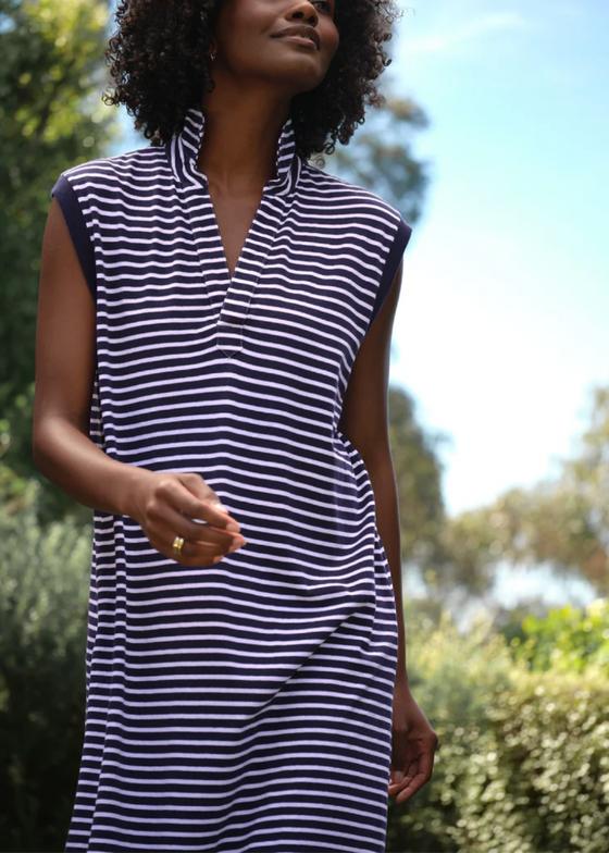 Frank & Eileen | Mini Lily Henley Tank Dress | Vintage Jersey