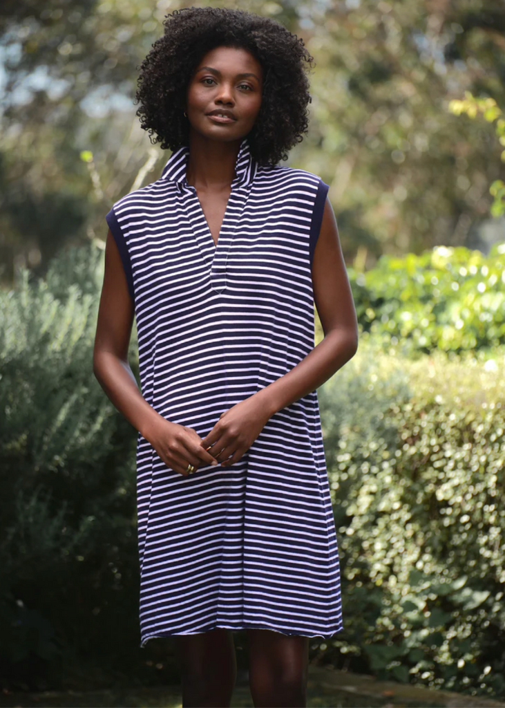 Frank & Eileen | Mini Lily Henley Tank Dress | Vintage Jersey