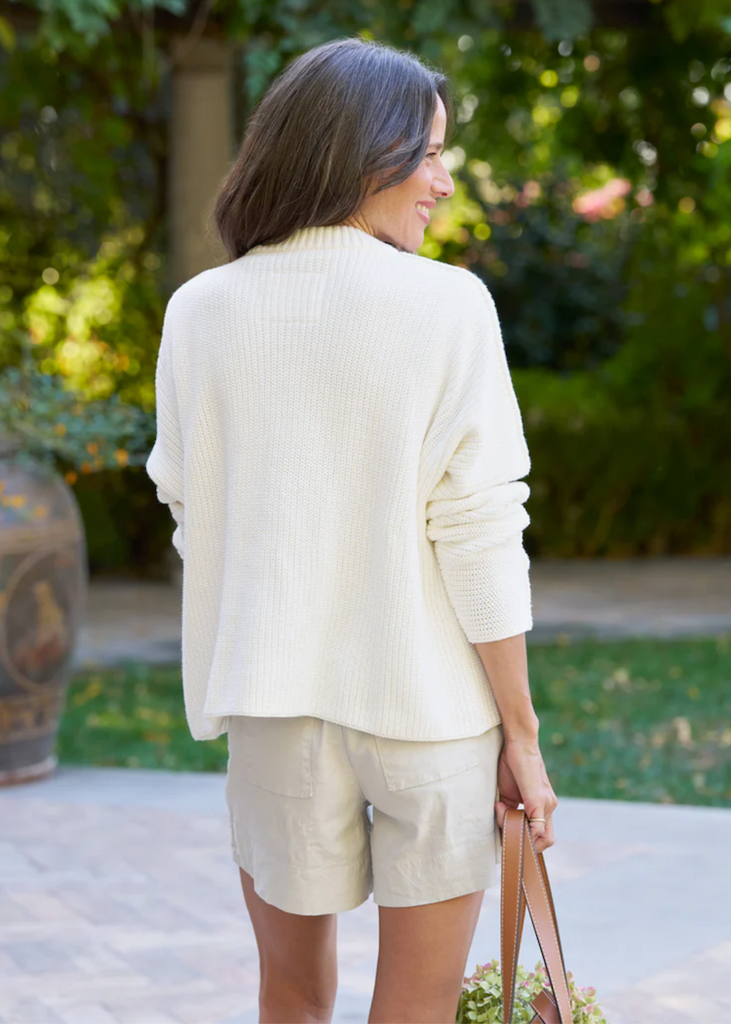 Frank & Eileen | Montecito Cardigan | Ivory