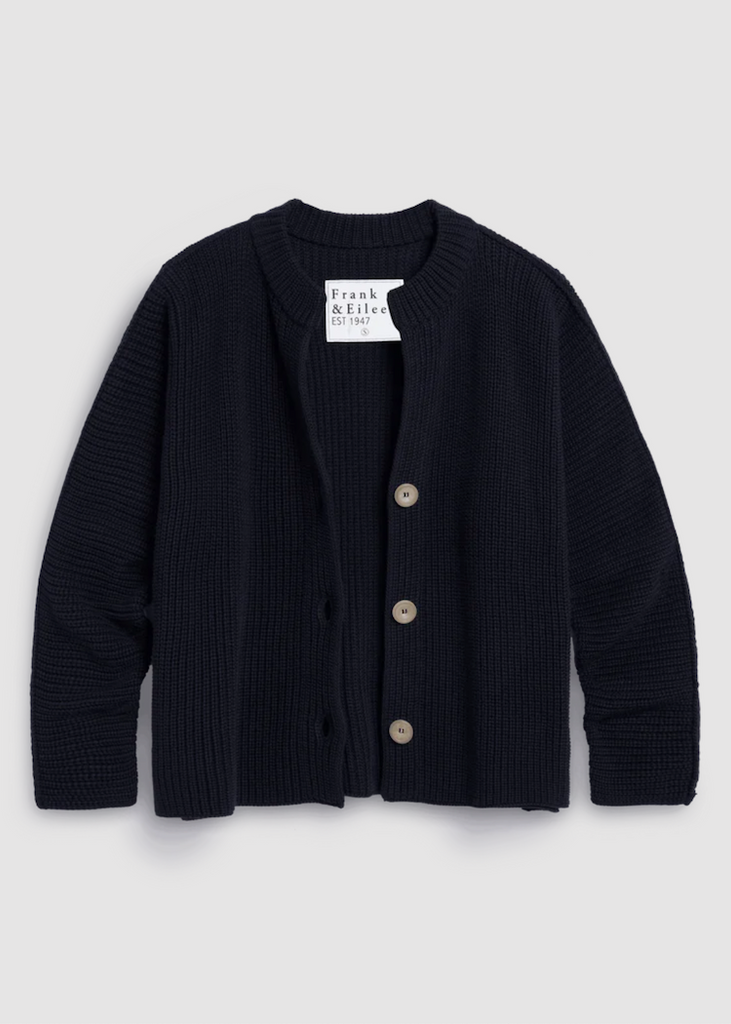 Frank & Eileen | Montecito Cardigan | Marine