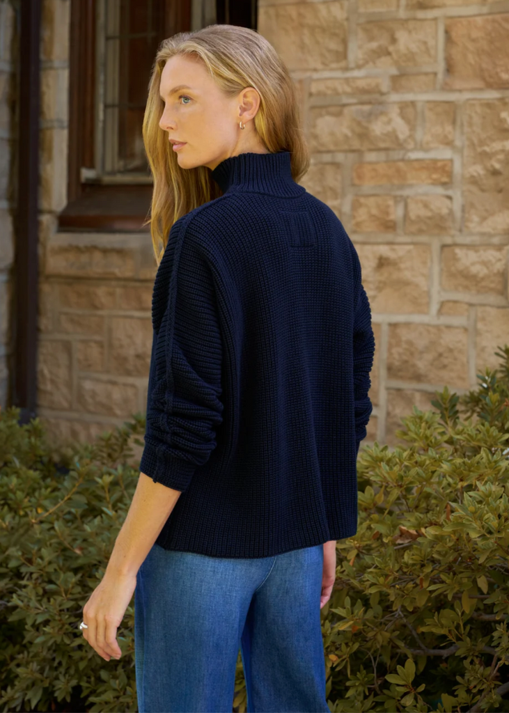 Frank & Eileen | Montecito Turtleneck Sweater | Pure Italian Cotton