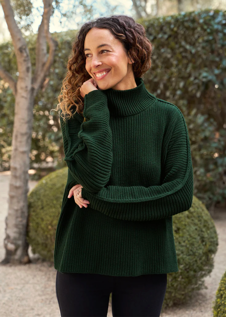 Frank & Eileen | Montecito Turtleneck Sweater | Pure Italian Cotton