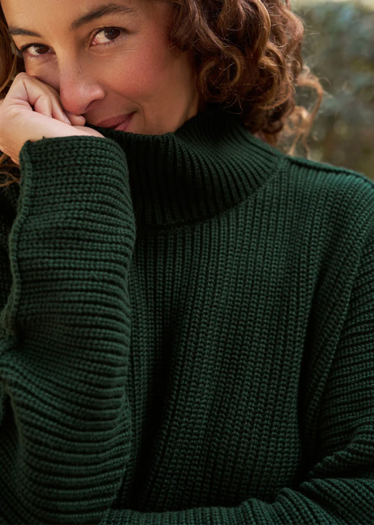 Frank & Eileen | Montecito Turtleneck Sweater | Pure Italian Cotton