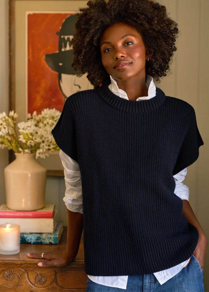 Frank & Eileen | Montecito Vest | Pure Italian Cotton