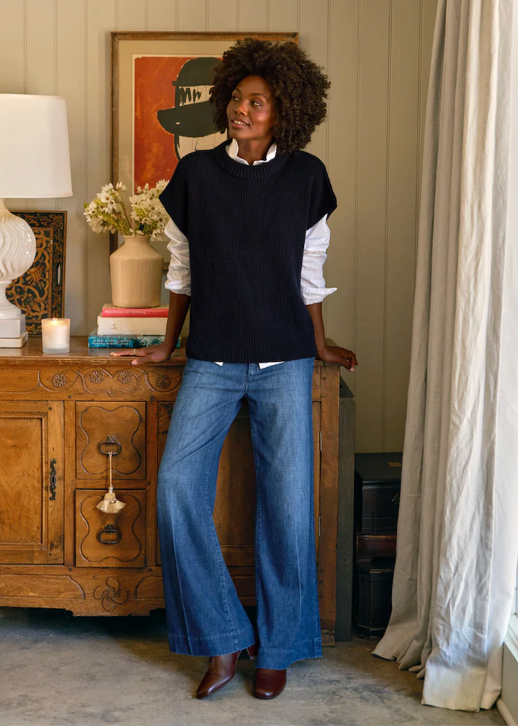 Frank & Eileen | Montecito Vest | Pure Italian Cotton