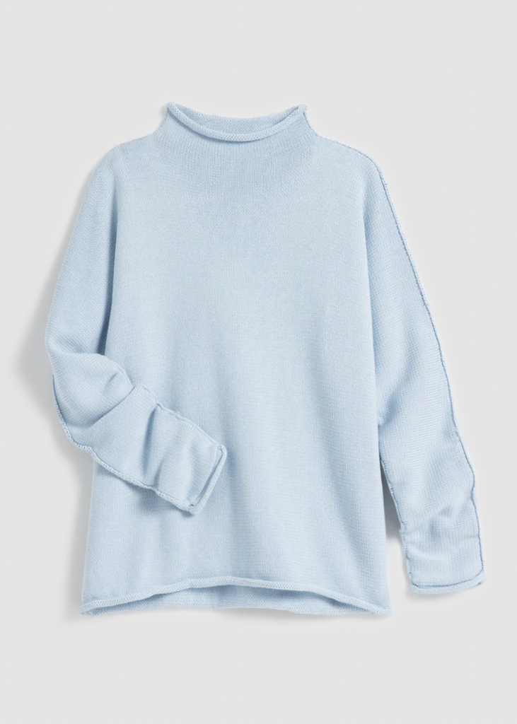 Frank & Eileen | Monterey Sweater | Pure Italian Cotton - Ice Blue