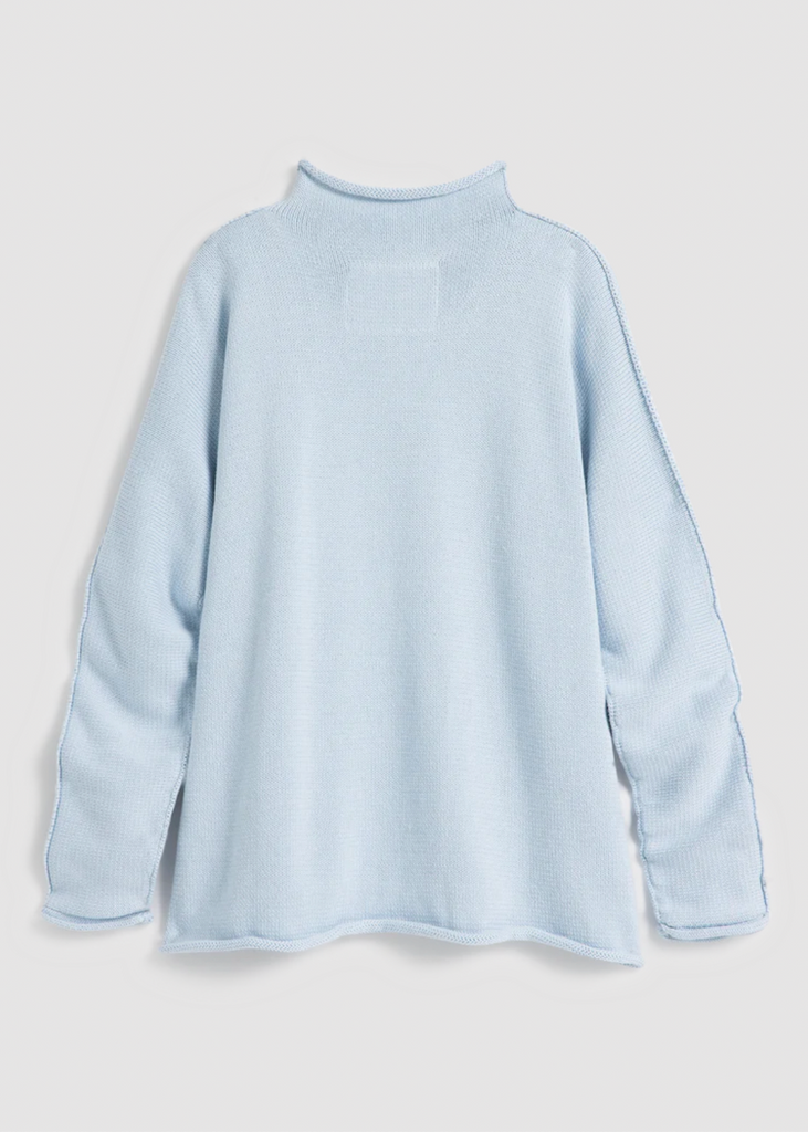 Frank & Eileen | Monterey Sweater | Pure Italian Cotton - Ice Blue
