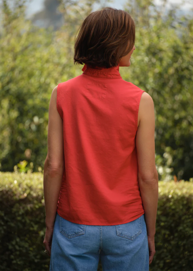 Frank & Eileen | Olivia Popover Collar Tank | Famous Denim