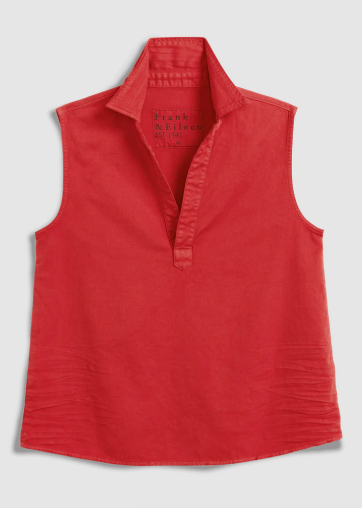 Frank & Eileen | Olivia Popover Collar Tank | Famous Denim