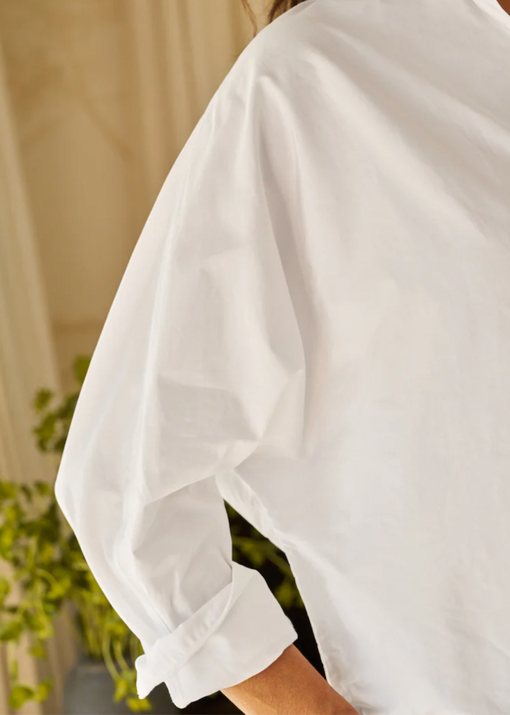 Frank & Eileen | Oona Continuous Sleeve Button-Up | Superluxe