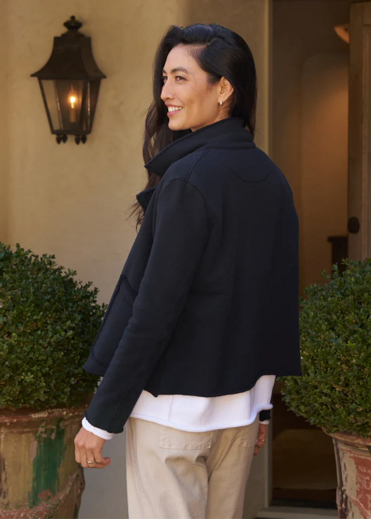 Frank & Eileen | Oona Cropped Peacoat | Triple Fleece