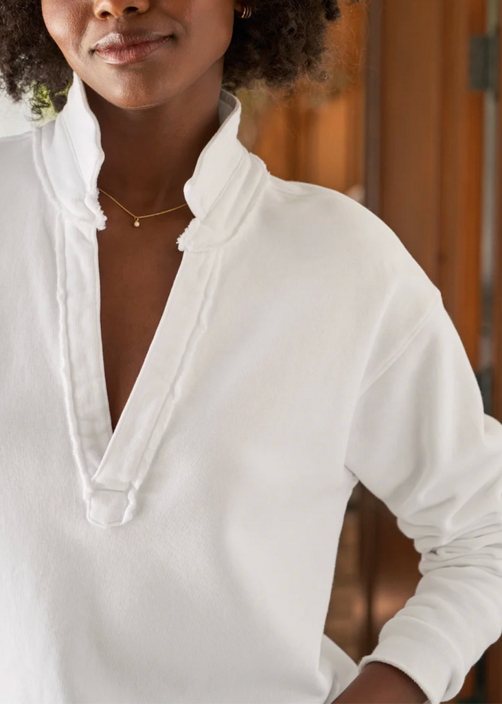 Frank & Eileen | Patrick Popover Henley Sweatshirt | Triple Fleece