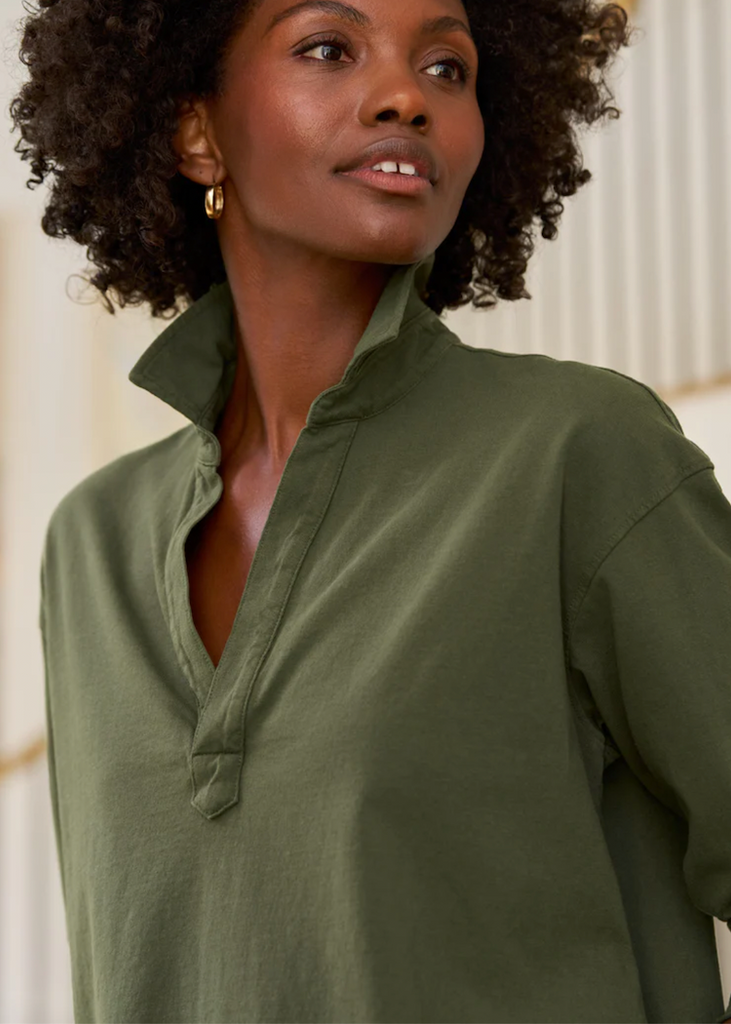 Frank & Eileen | Patrick Popover Henley | Heritage Jersey | Caper