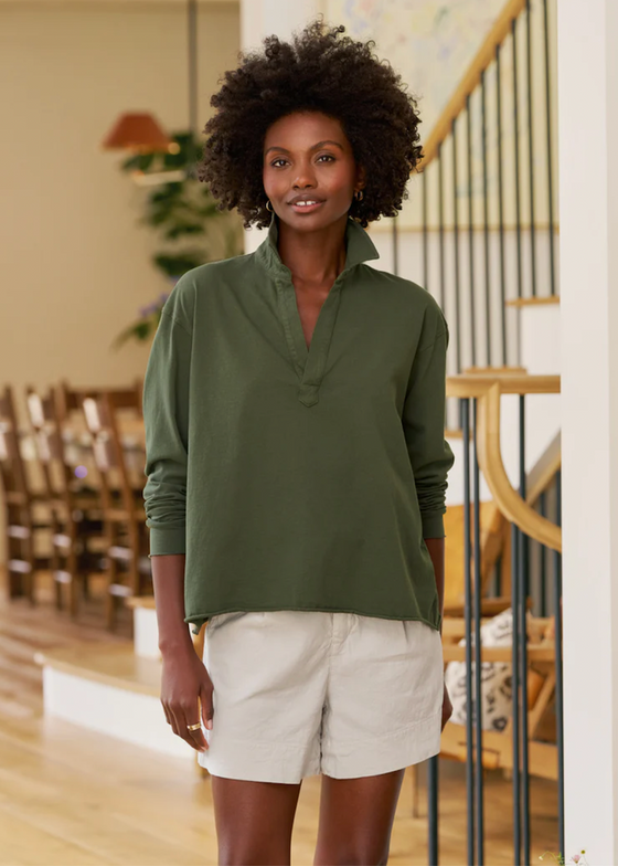 Frank & Eileen | Patrick Popover Henley | Heritage Jersey | Caper