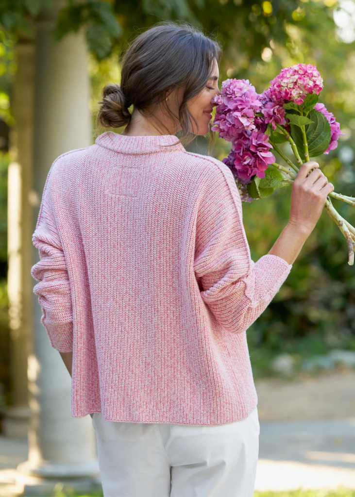 Frank & Eileen | Pebbles Beach Sweater | Coral