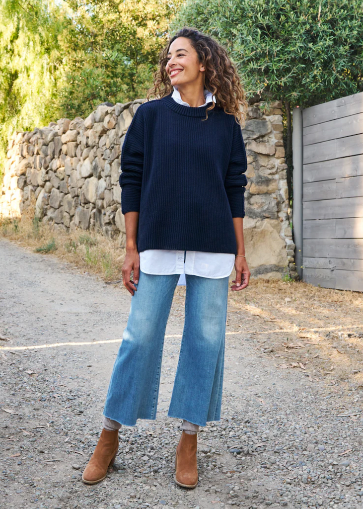 Frank & Eileen | Pebbles Beach Sweater - Marine