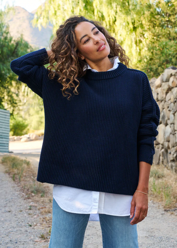 Frank & Eileen | Pebbles Beach Sweater - Marine