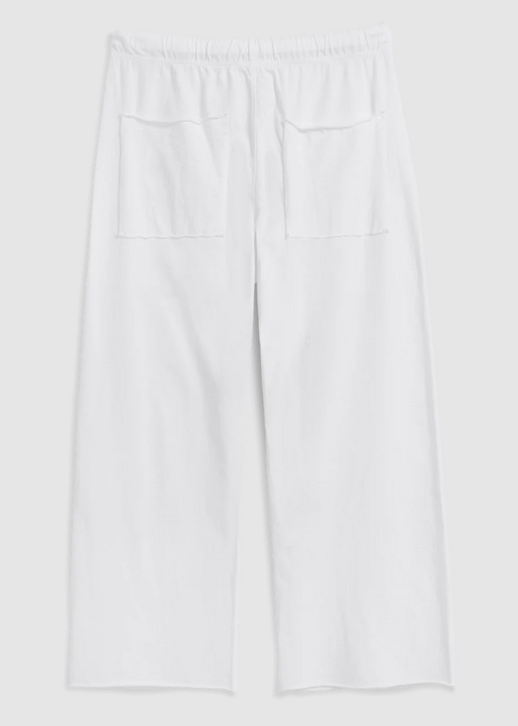 Frank & Eileen | Penny Patch Pocket Pant | Vintage Jersey | White