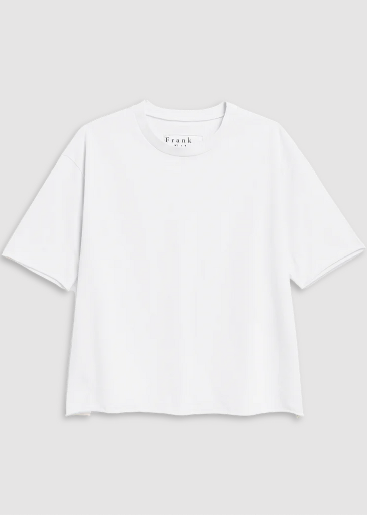 Frank & Eileen | Perry Short Sleeve Crew  | Heritage Jersey White