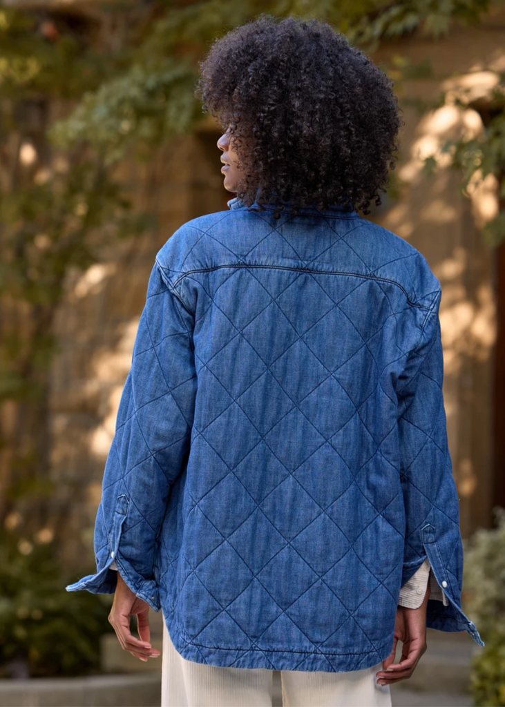 Frank & Eileen | Quilted Eileen Shirt Jacket | Famous Denim