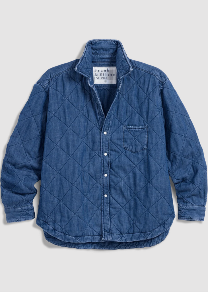 Frank & Eileen | Quilted Eileen Shirt Jacket | Famous Denim