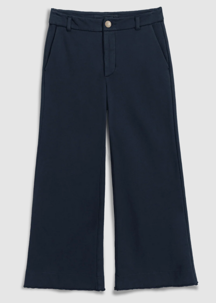 Frank & Eileen | Riley Wide-Leg Cropped Trouser Sweatpant | Triple Terry
