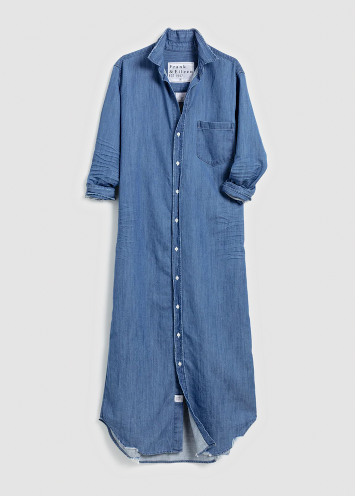 Frank & Eileen | Rory Maxi Shirt Dress | Famous Denim