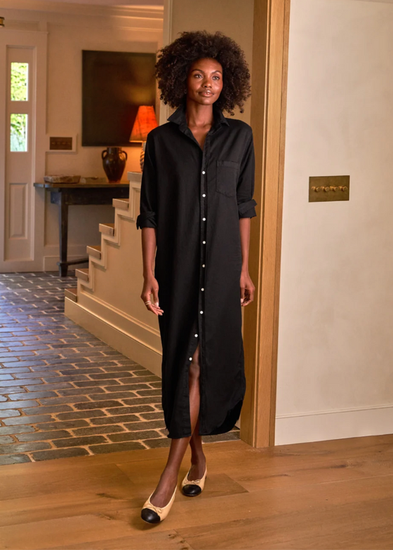 Frank & Eileen | Rory Maxi Shirtdress | Famous Denim