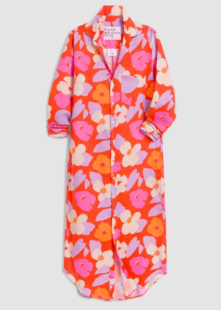 Frank & Eileen | Rory Maxi Shirtdress | Italian Classic Linen