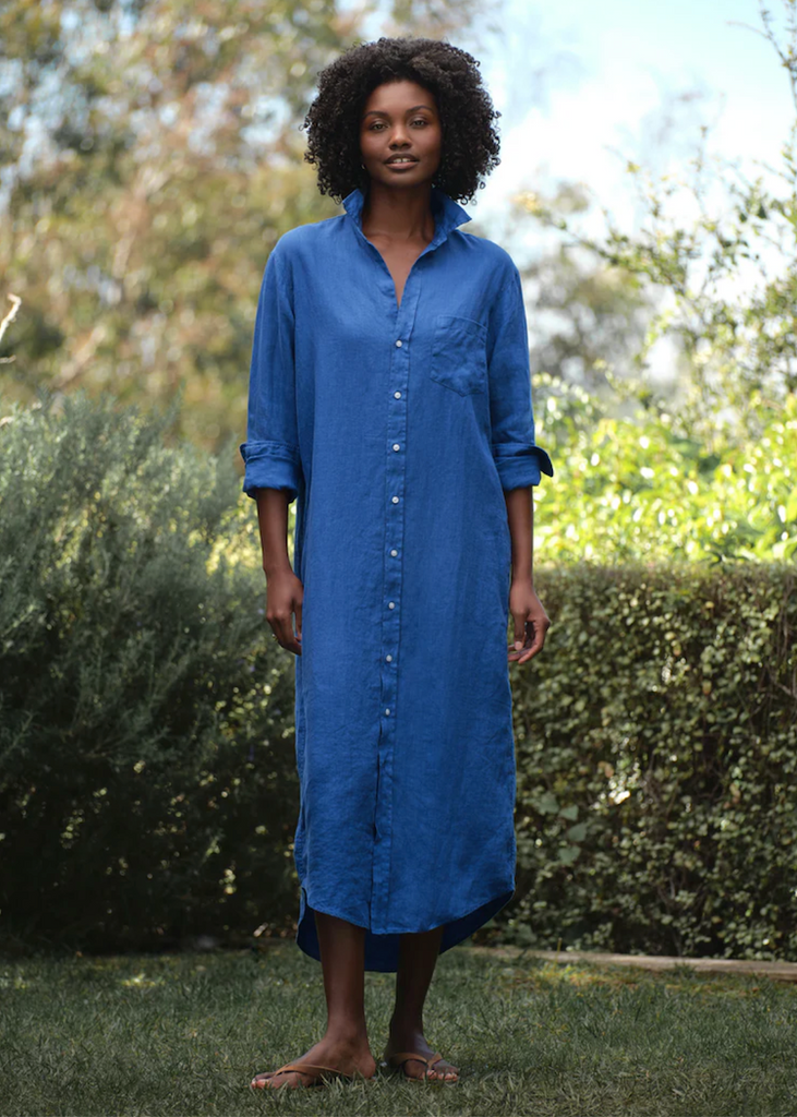 Frank & Eileen | Rory Maxi Shirtdress | Washed Linen