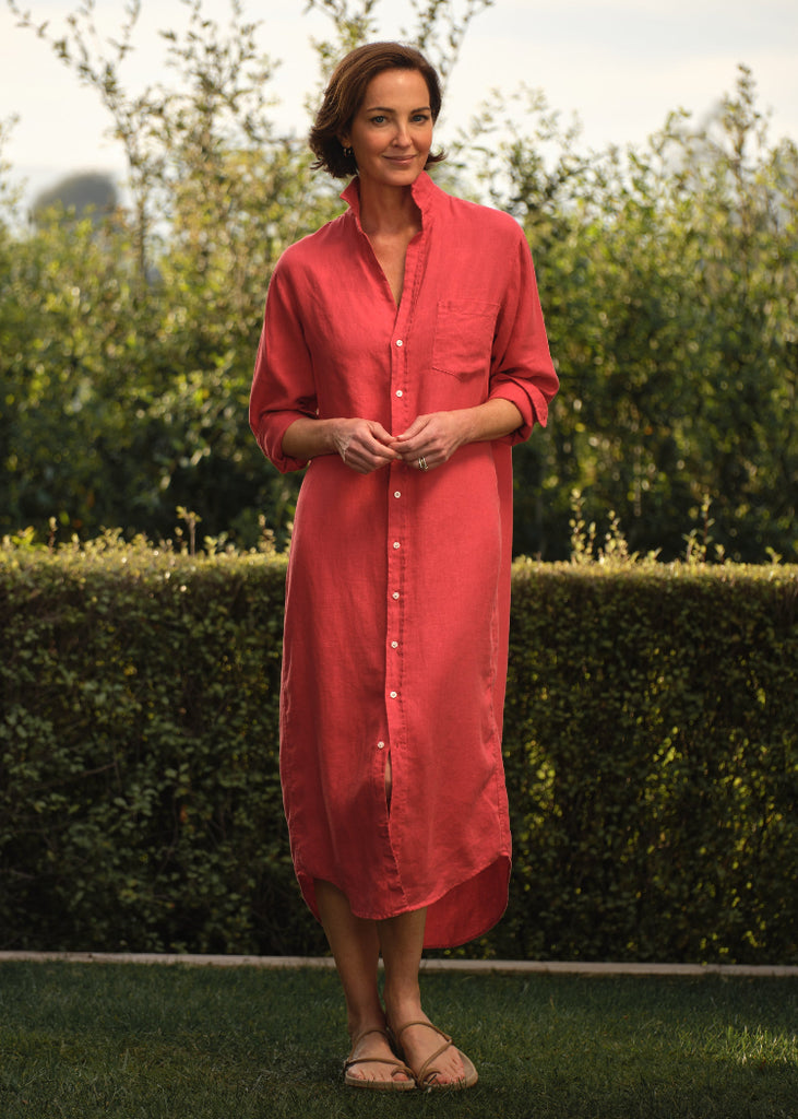 Frank & Eileen | Rory Maxi Shirtdress | Washed Linen