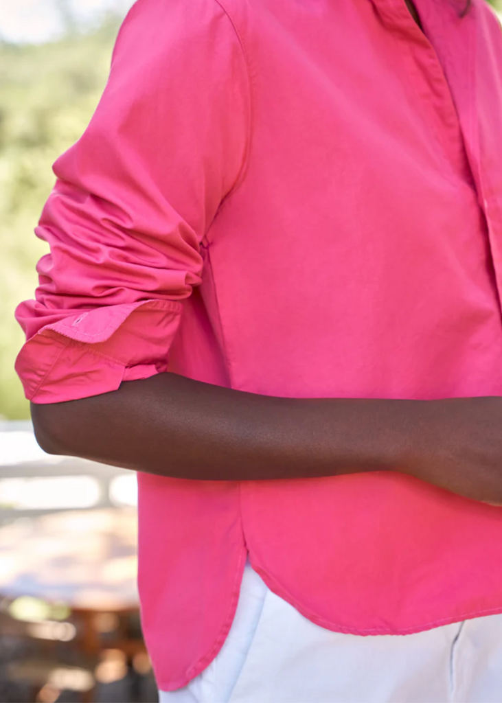Frank & Eileen | Silvio Untuckable Button-Up | Superluxe Magenta