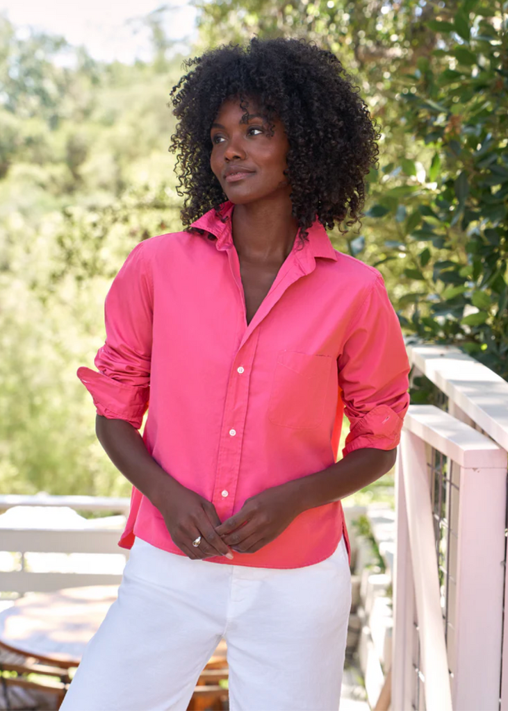 Frank & Eileen | Silvio Untuckable Button-Up | Superluxe Magenta