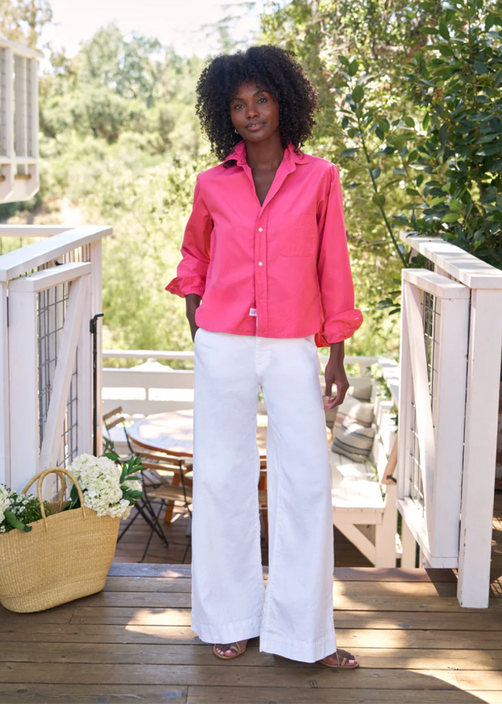 Frank & Eileen | Silvio Untuckable Button-Up | Superluxe Magenta