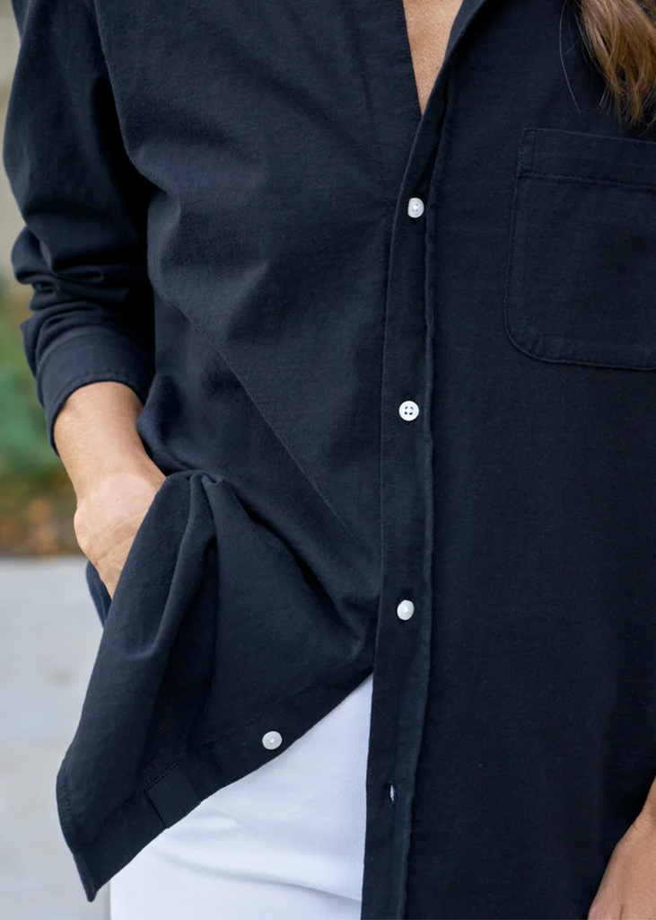 Frank & Eileen | Waverly Button Up Shirt | Vintage Jersey Navy