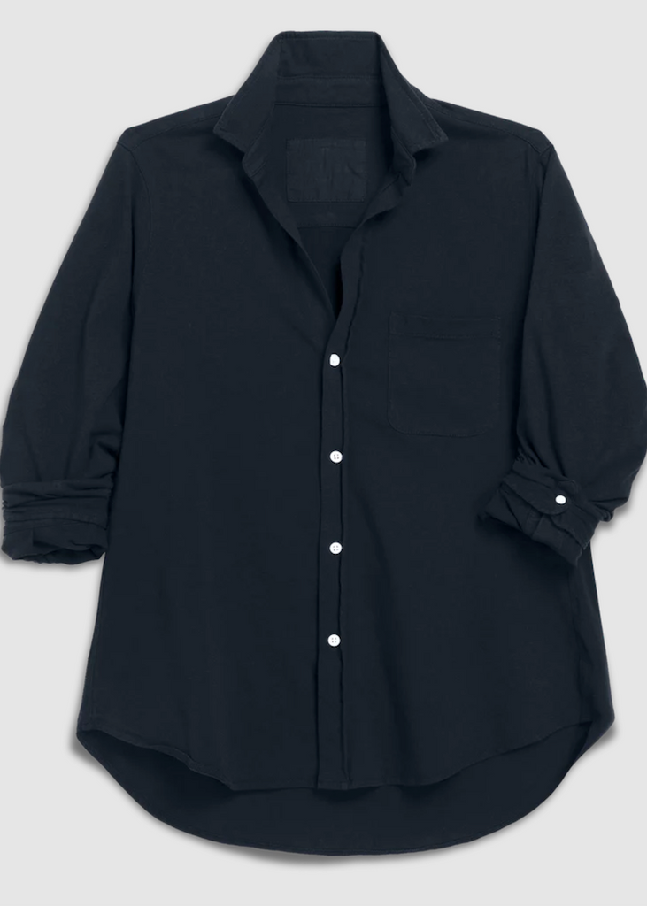 Frank & Eileen | Waverly Button Up Shirt | Vintage Jersey Navy