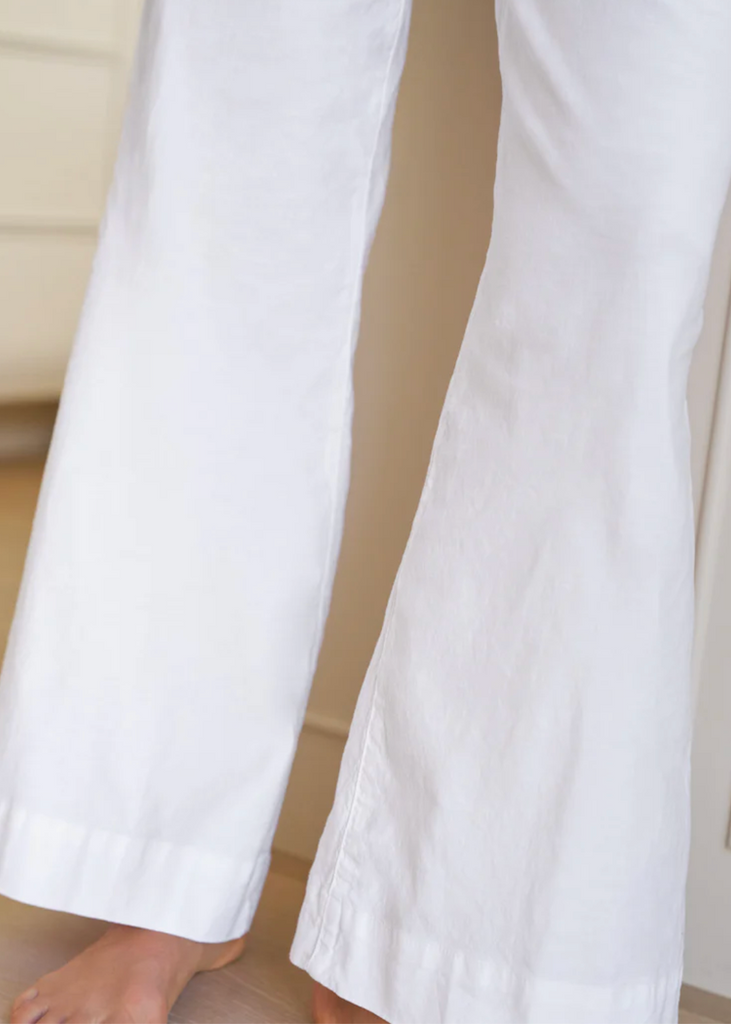 Frank & Eileen | West Village Wide Leg Trouser | Italian Performance Linen