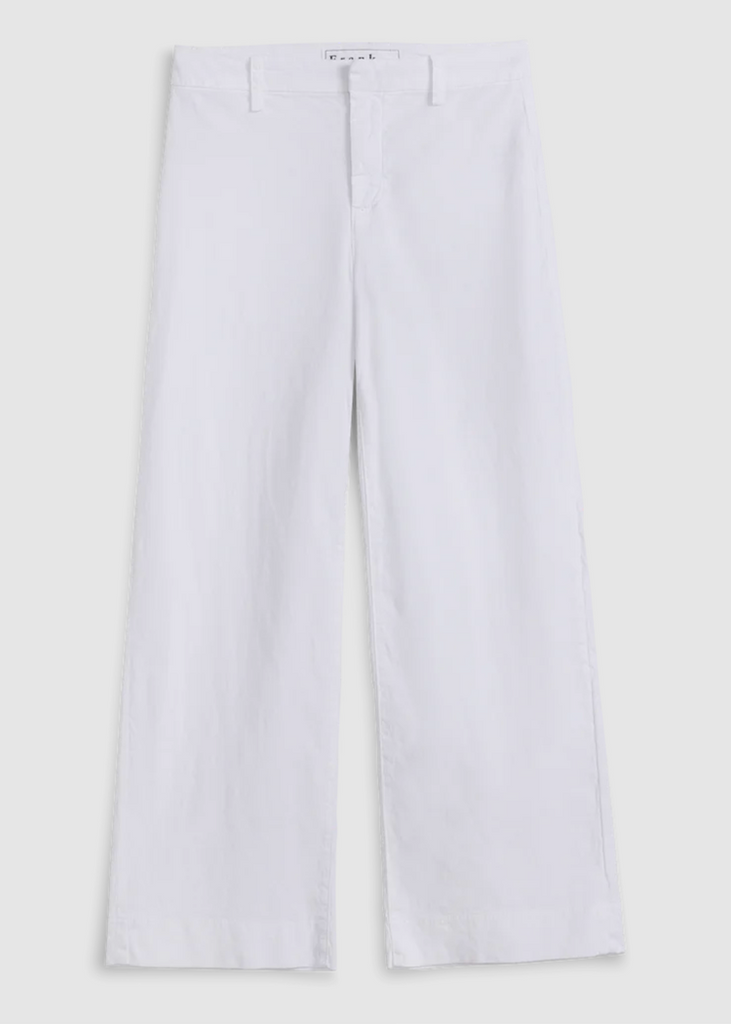 Frank & Eileen | West Village Wide Leg Trouser | Italian Performance Linen