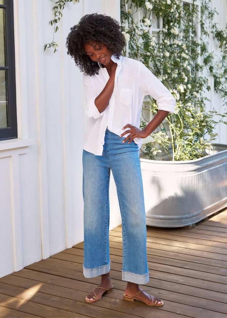 Frank & Eileen | Westport Illusion Cuff | Italian Dream Denim
