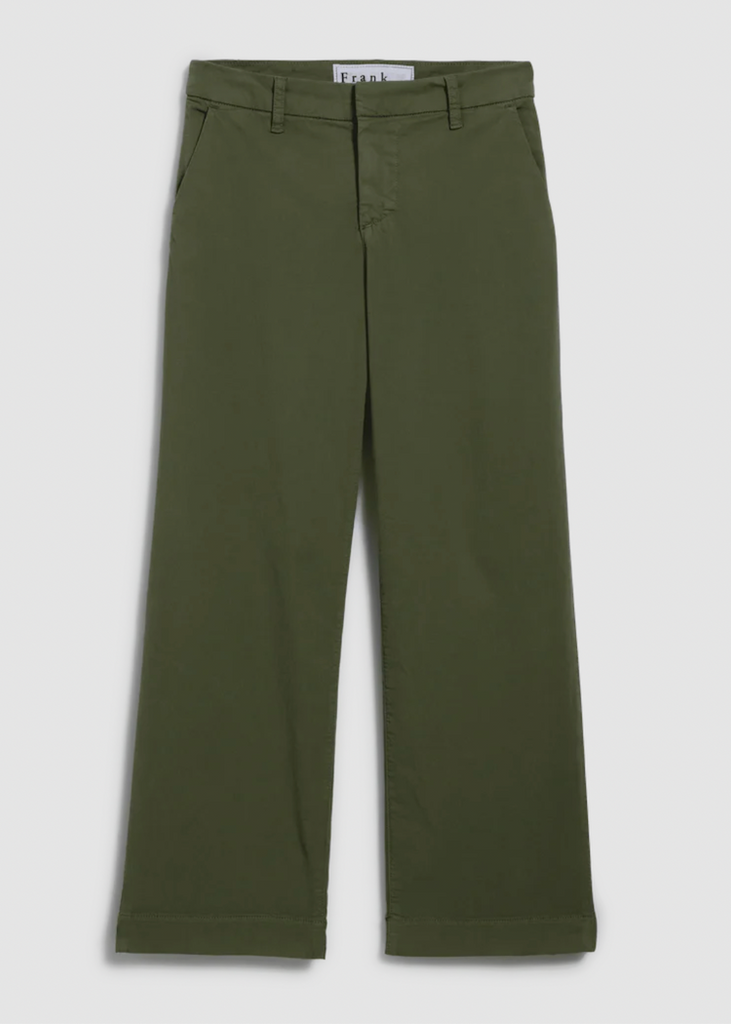 Frank & Eileen | Westport Wide Leg Trouser | Italian Performance Twill