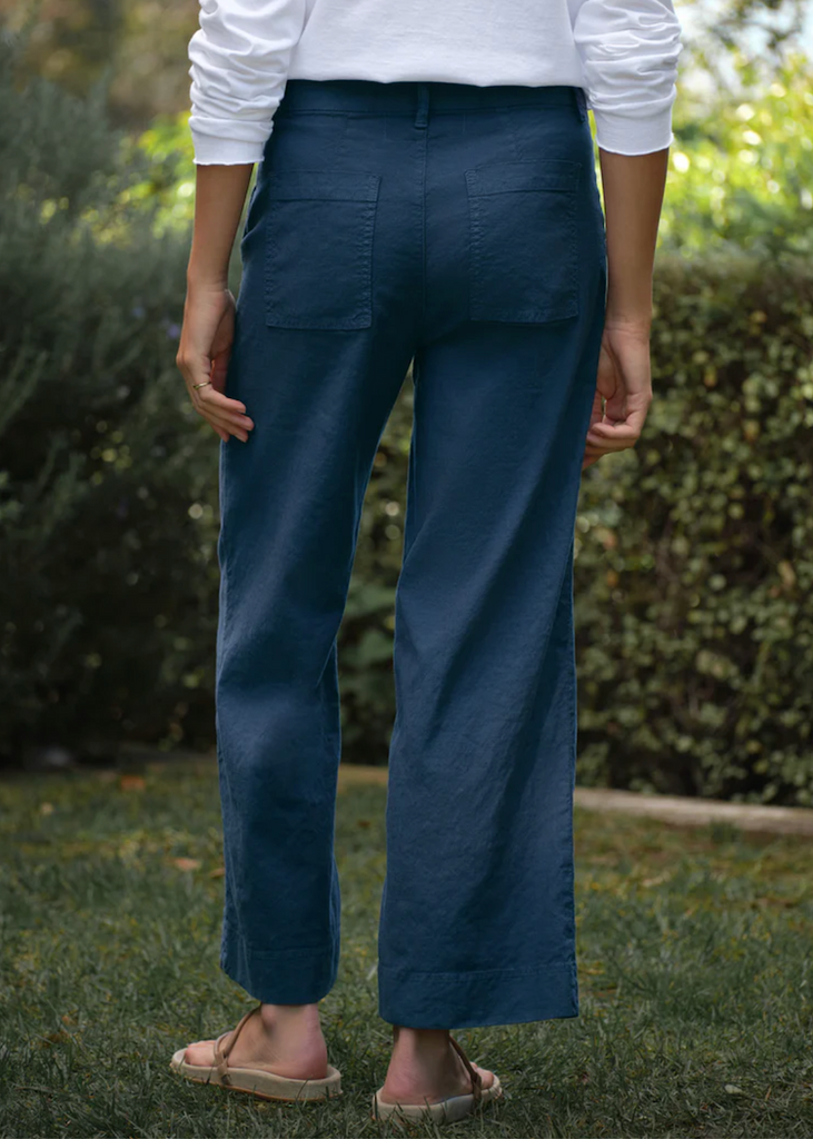 Frank & Eileen | Wexford Patch Pocket Trouser | Italian Performance Linen