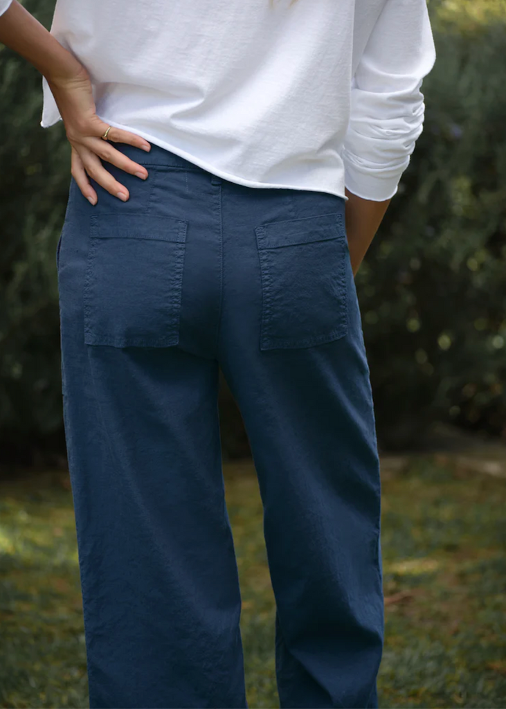 Frank & Eileen | Wexford Patch Pocket Trouser | Italian Performance Linen