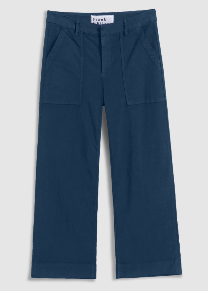 Frank & Eileen | Wexford Patch Pocket Trouser | Italian Performance Linen
