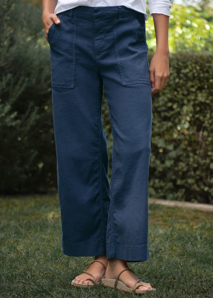 Frank & Eileen | Wexford Patch Pocket Trouser | Italian Performance Linen