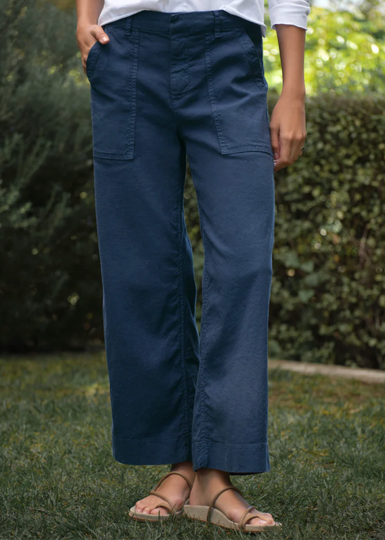 Frank & Eileen | Wexford Patch Pocket Trouser | Italian Performance Linen