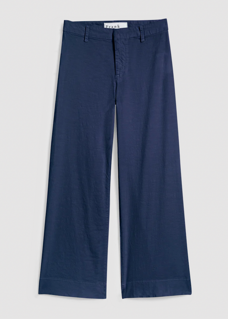 Frank & Eileen | Wexford Trouser | Italian Performance Linen | Navy