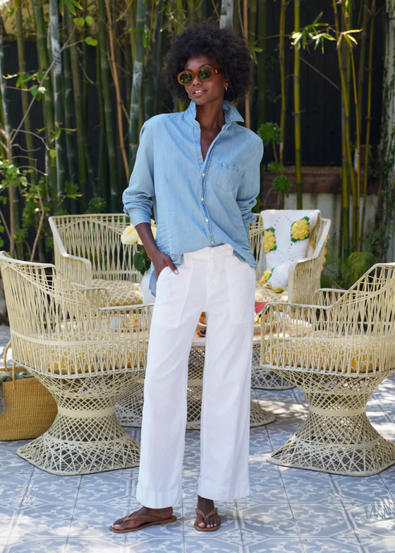 Frank & Eileen | Wexford Utility Trouser | Italian Performance Linen
