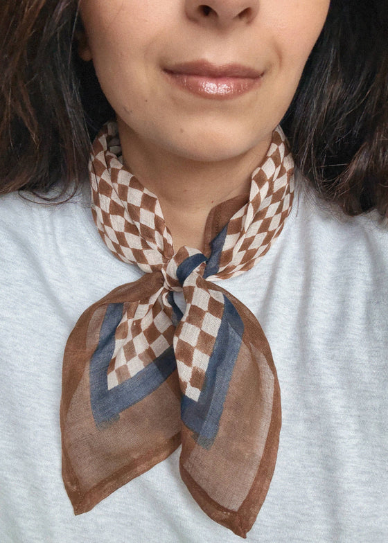 From, Mila | Cocoa Bandana Scarf