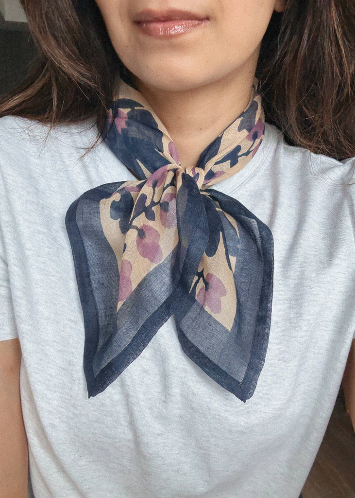 From, Mila | Earl Grey Bandana Scarf