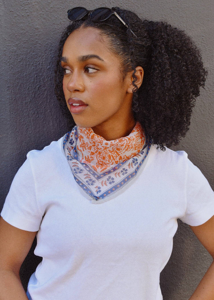 From, Mila | Lantana Bandana Scarf